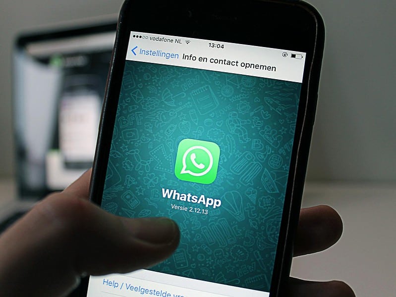 whatsapp application screenshot