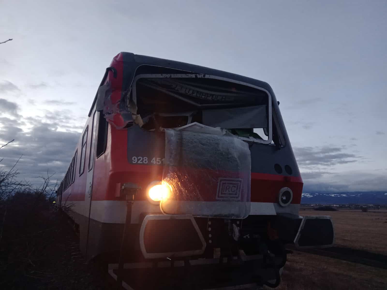 tractor lovit de tren la ocna sibiului