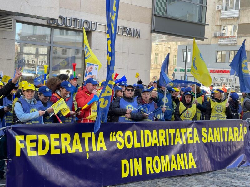 protest al salariaților din sistemul sanitar. peste 5.000 de persoane vor ieși în stradă