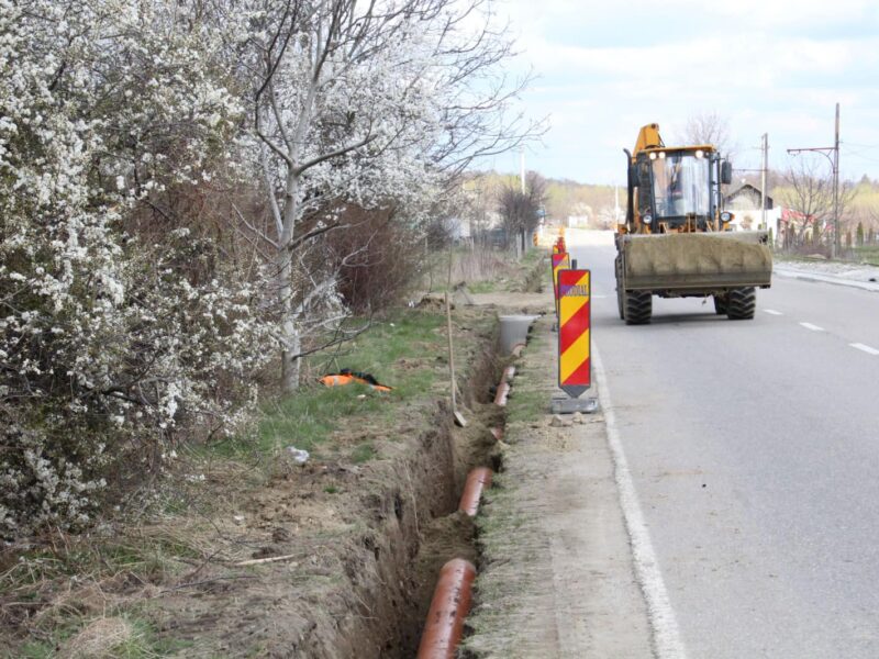 lucrările la pista de biciclete tropini -rășinari s-au reluat. investiția depășește de 6 milioane de lei (foto)