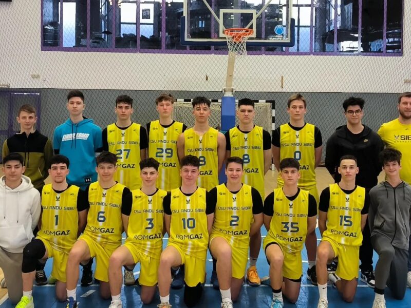 Bashetbaliștii Under 16 de la CSU Sibiu câștigă duelul cu LSP Târgu Mureș (video)