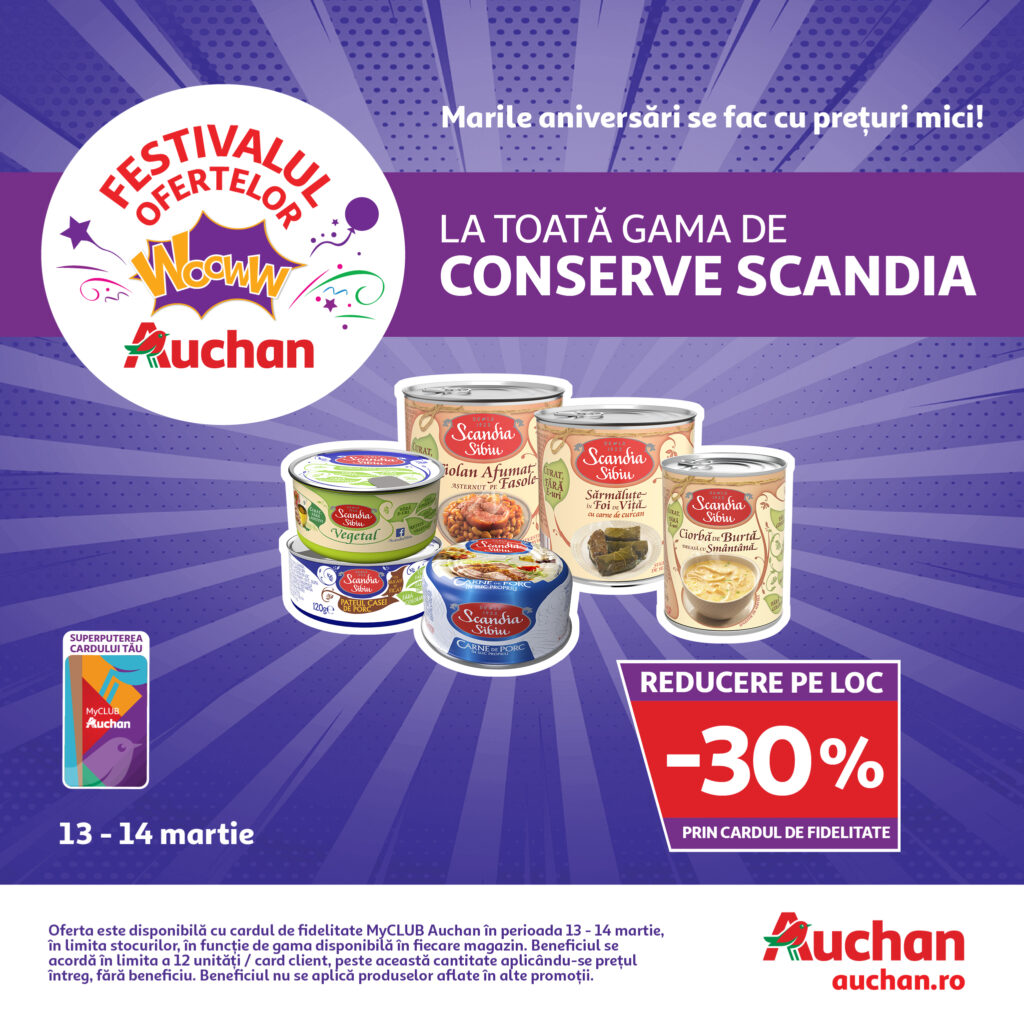 la festivalul ofertelor woww la auchan, ai reduceri de până la 50% la sute și sute de produse. descoperă ofertele zilei!