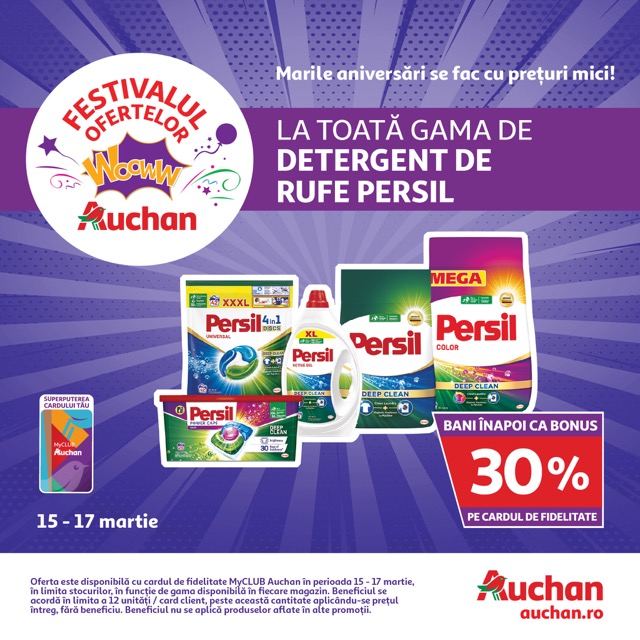 oferte wooww la auchan în acest weekend, la cafea, detergent și multe altele