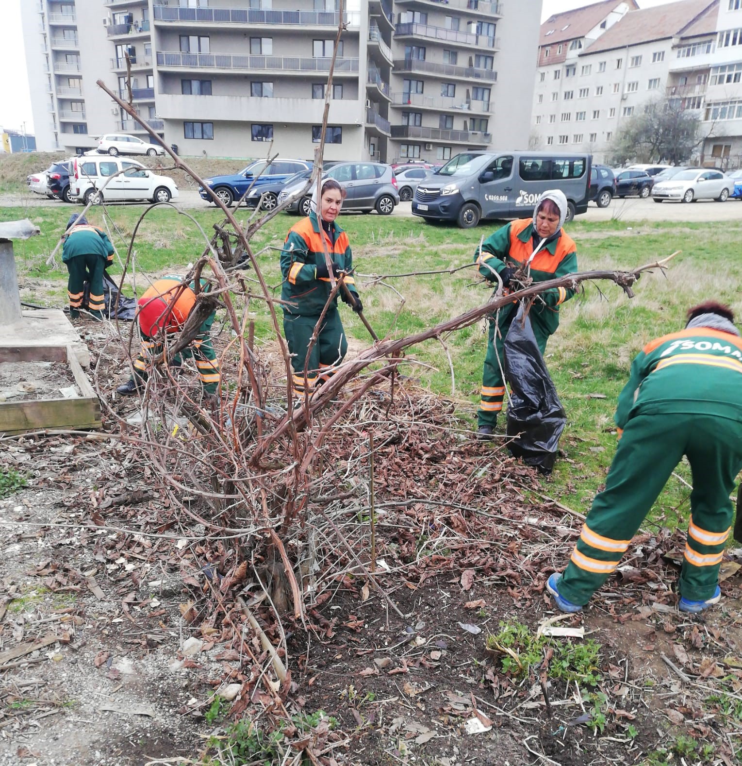 a început curățenia de primăvară la sibiu. au fost adunate 20 de tone de gunoaie (foto)