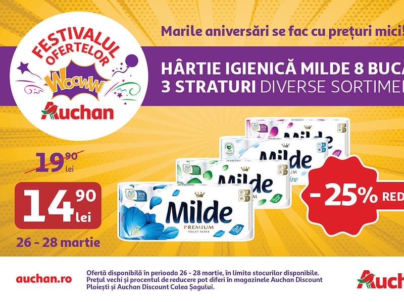 începând de azi, noi oferte wooww te așteaptă la auchan