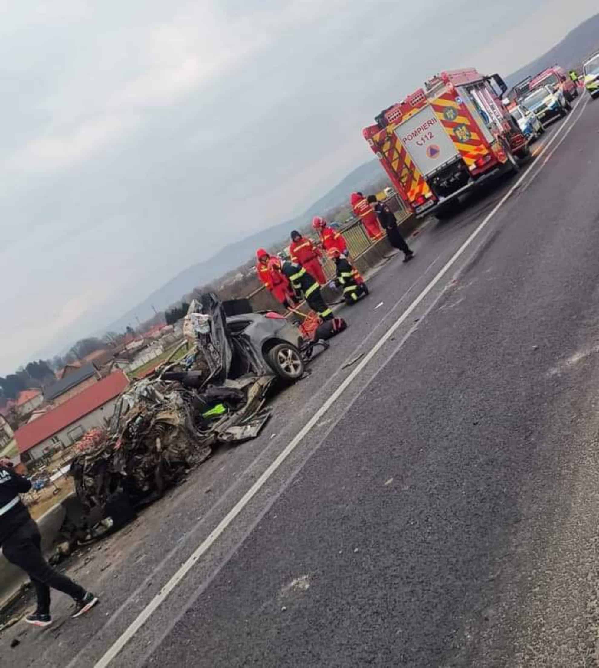 Imagini de la accidentul mortal de pe Centura Avrigului. Trei oameni și-au pierdut viața (video)