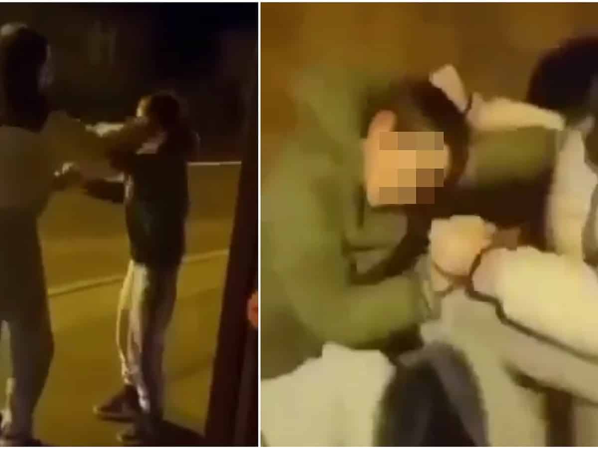 copil de 10 ani bătut de o adolescentă în țiglari. băiatul strigă neajutorat: „dă-mi drumul! dă-mi pace!” (video)