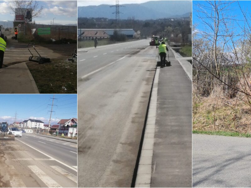 lucrări de plombare între sibiu și păltiniș. se intervine și pe alte drumuri din județ