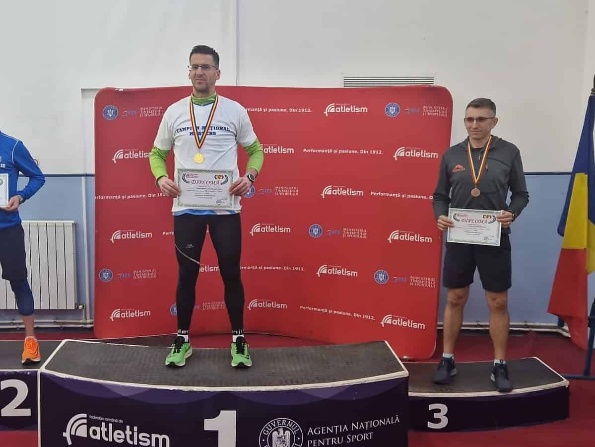 jandarmul sibian petrică țerbea, aur la campionatul național de atletism în sală