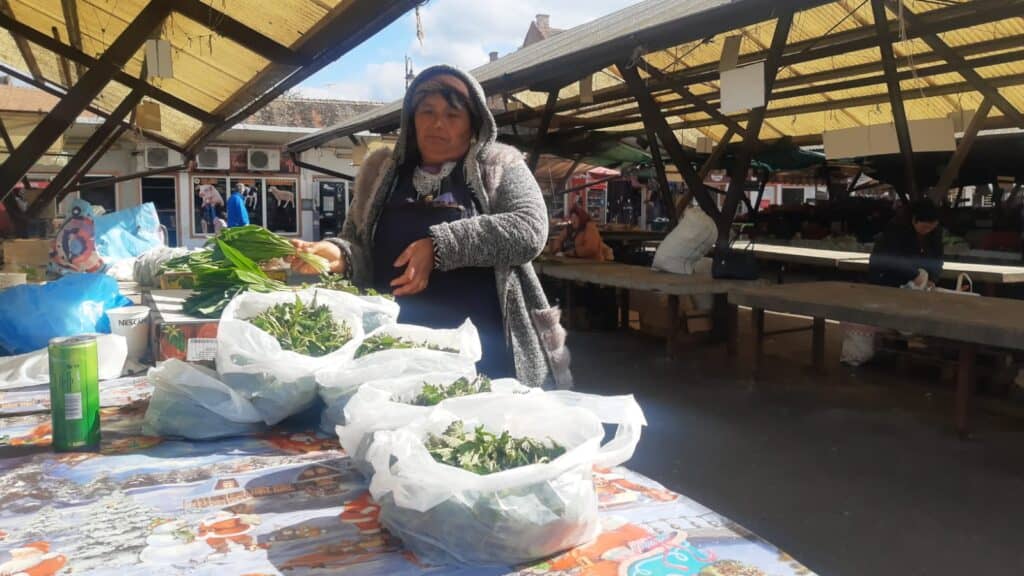 piața cibin, plină cu verdețuri de sezon. cât ne costă să facem o mâncare de urzici sau leurdă (foto)