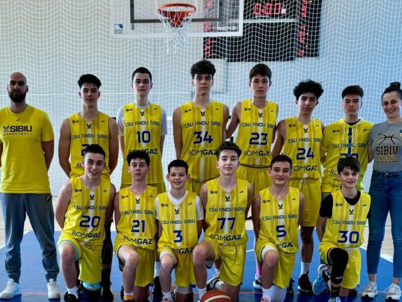 o victorie și o înfrângere la scor pentru echipele de juniori de la csu sibiu. cei de la u14 s-au calificat la turneul final