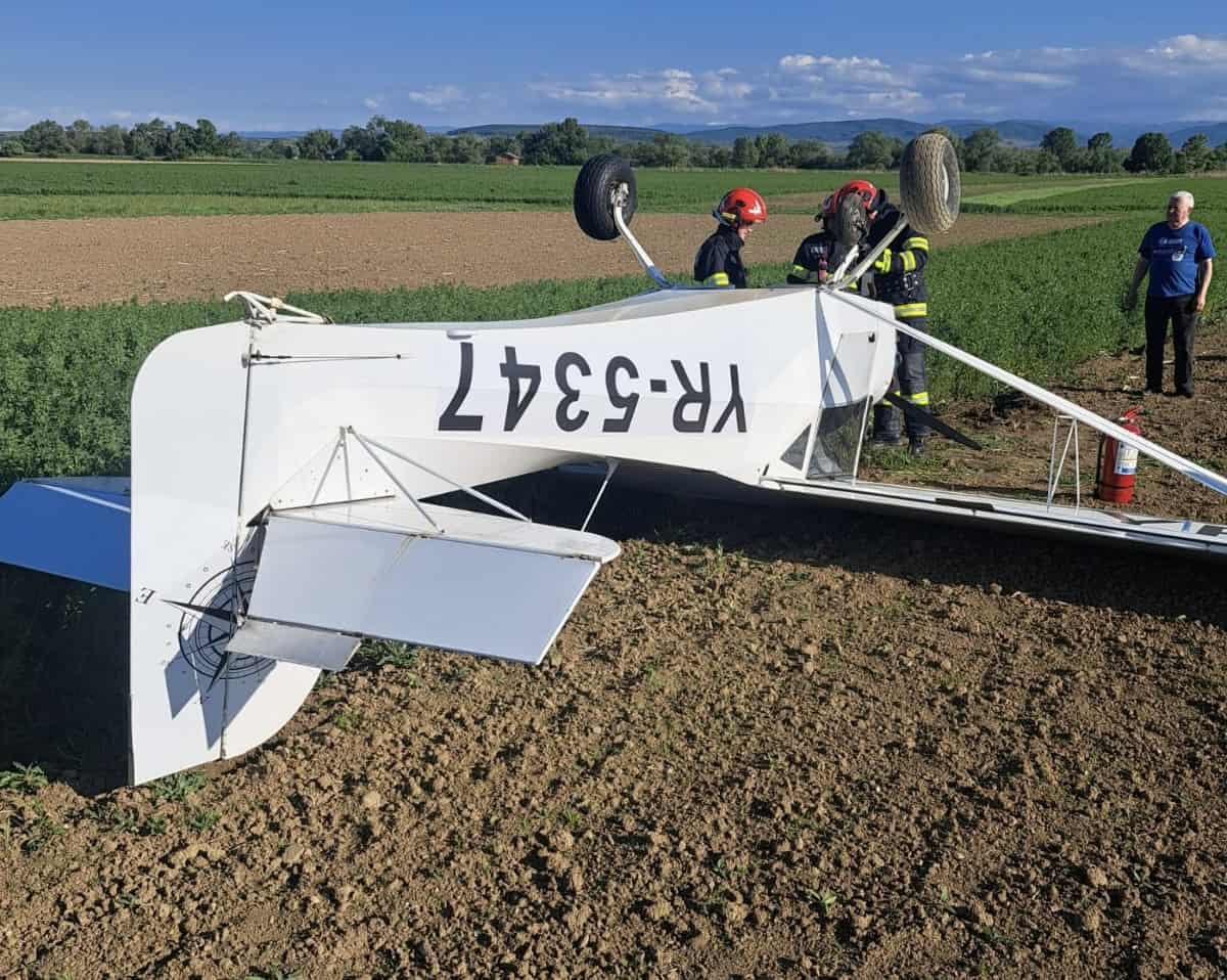 Avion de mici dimensiuni prăbușit în județul Alba. A decolat de la Cisnădie