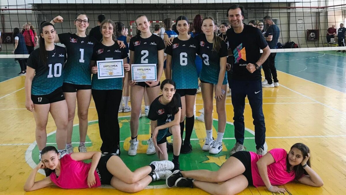 Echipa de volei fete de la Școala I.L. Caragiale, pe locul 5 pe țară la Olimpiada Sportului Școlar