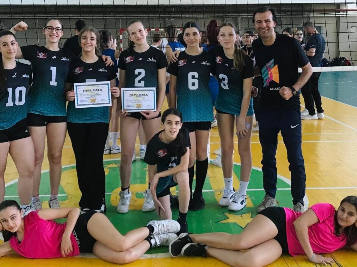 Echipa de volei fete de la Școala I.L. Caragiale, pe locul 5 pe țară la Olimpiada Sportului Școlar