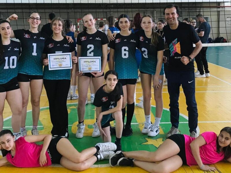 Echipa de volei fete de la Școala I.L. Caragiale, pe locul 5 pe țară la Olimpiada Sportului Școlar