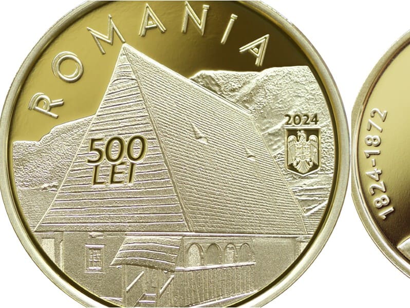 moneda de 500 de lei din aur în memoria lui avram iancu va costa 15600 de lei plus tva. bnr lansează trei monede de colecție cu acest prilej