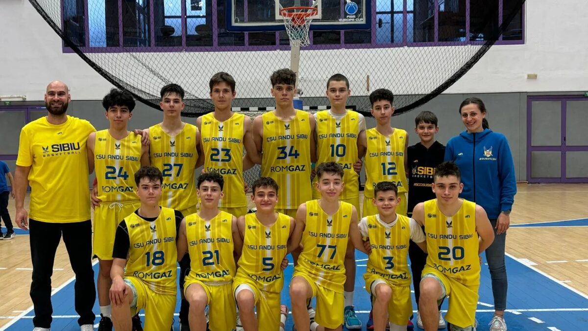 baschetbaliștii de la csu andu sibiu, vicecampioni naționali la under 14. au pierdut finala la un punct cu u cluj