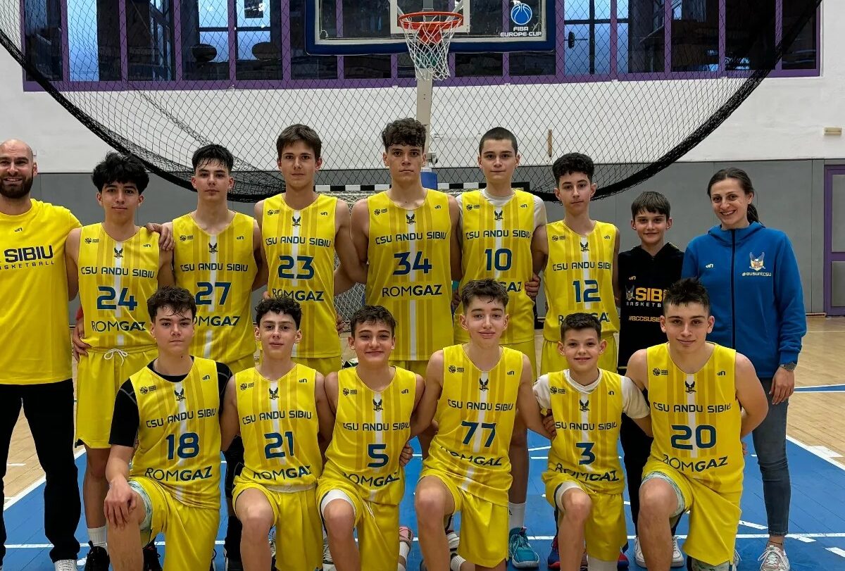 baschetbaliștii de la csu andu sibiu, vicecampioni naționali la under 14. au pierdut finala la un punct cu u cluj