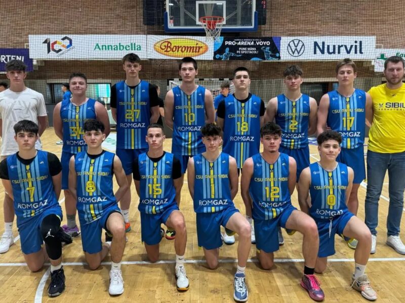 CSU Andu Sibiu, medalie de bronz la U 17. Un jucător nominalizat în echipa ideală a turneului final