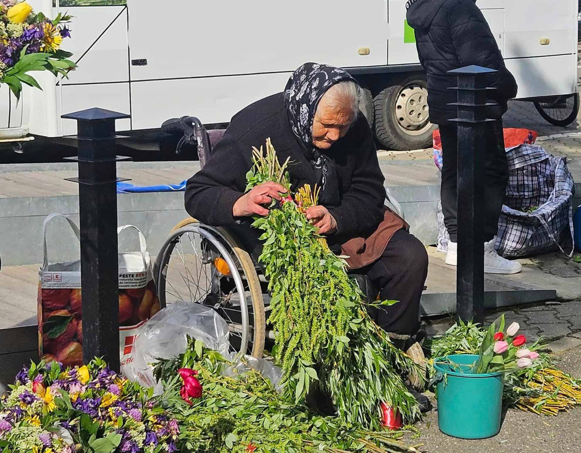 Salcia la mare căutare în Cimitir şi în pieţele din Sibiu de Florii