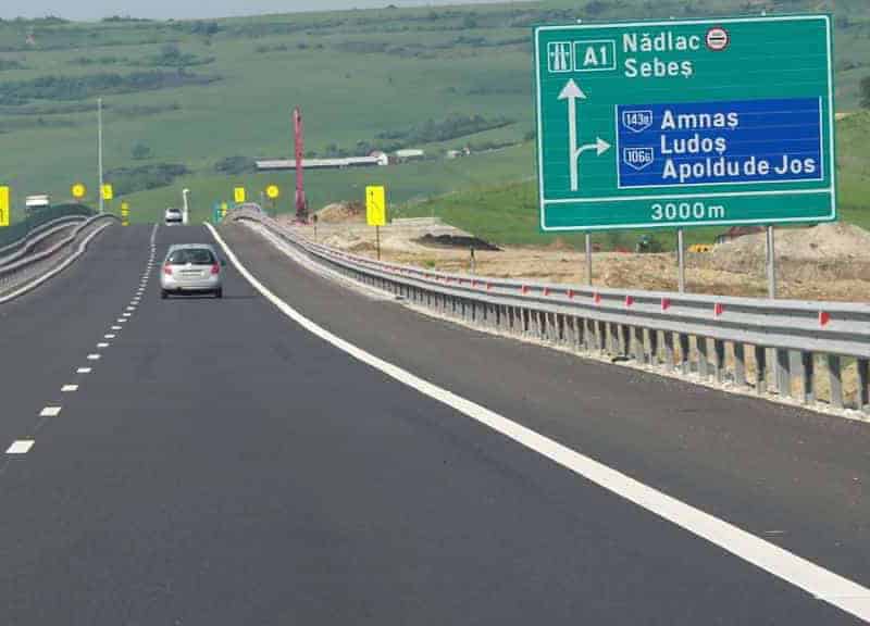 restricții temporare de trafic pe autostrada sibiu - sebeș