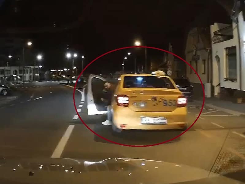 un taximetrist a blocat o mașină de la bolt în trafic după ce tot el a depășit neregulamentar pe calea turnișorului (video)