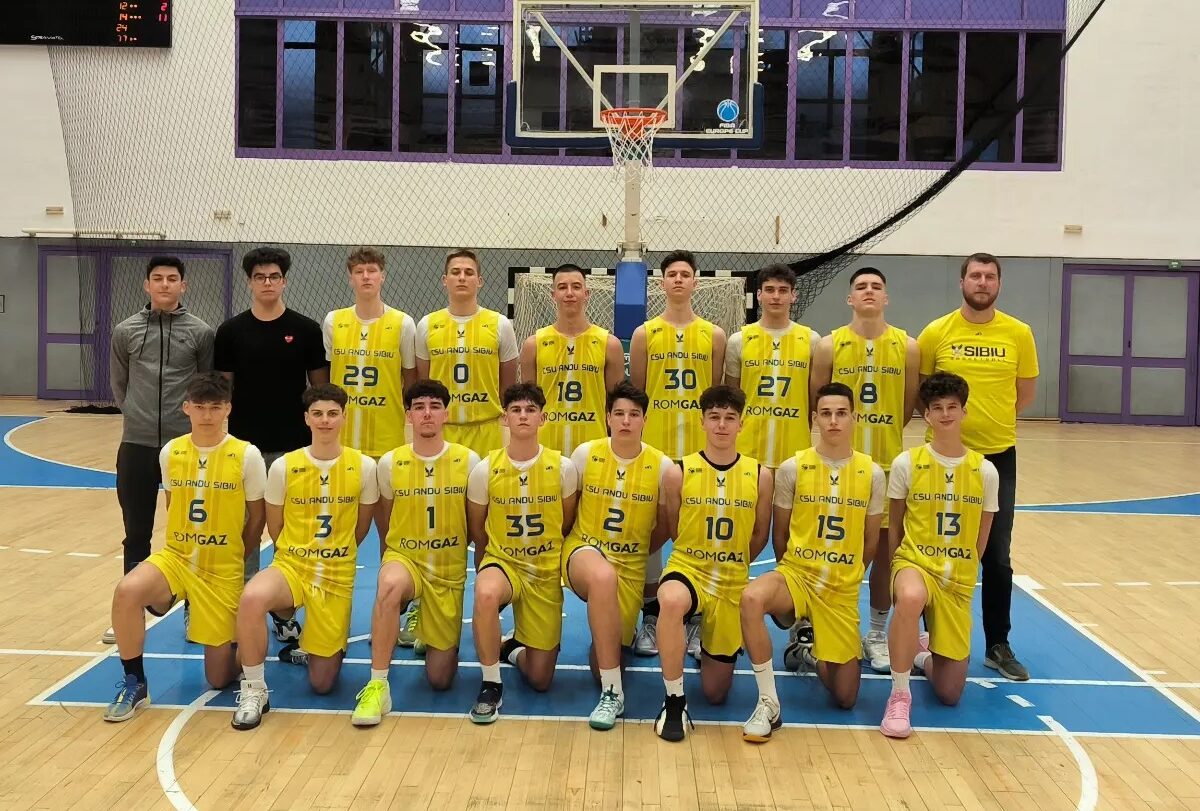 Baschetbaliștii U 16 de la CSU Andu Sibiu s-au calificat la Turneul Final al Campionatului Național