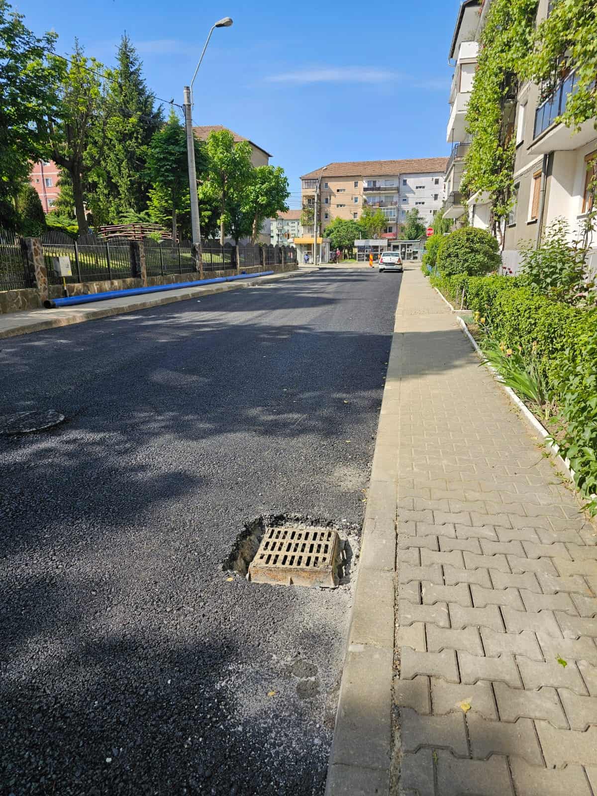 lucrări de asfaltare pe strada someșului din mediaș (foto video)