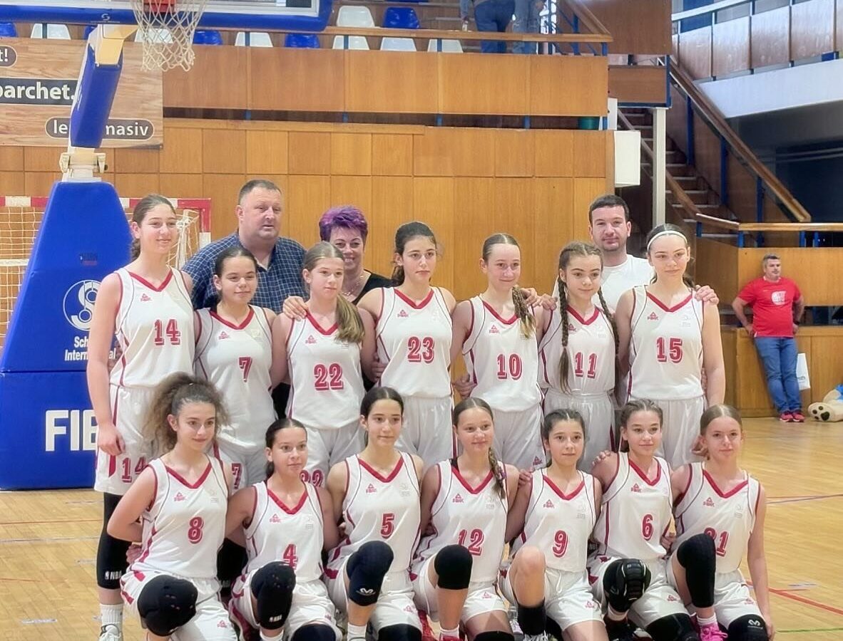 CSS Sibiu, pe locul 5 la Turneul Final al Campionatului Național de baschet feminin U 13 (foto)