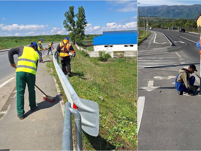 drumuri și poduri sibiu continuă reparațiile pe drumurile județene. va fi cosită vegetație, iar șanturile vor fi curățate