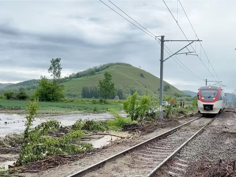 râurile din sibiu și alte 18 județe sub cod galben de inundații