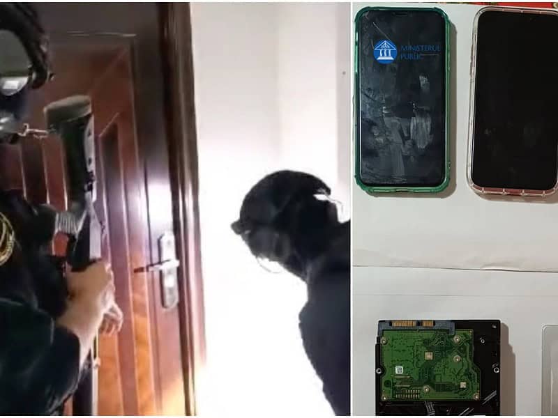 percheziții la persoane care au cumpărat telefoane scumpe folosind datele unui sibian din șura mare (video)