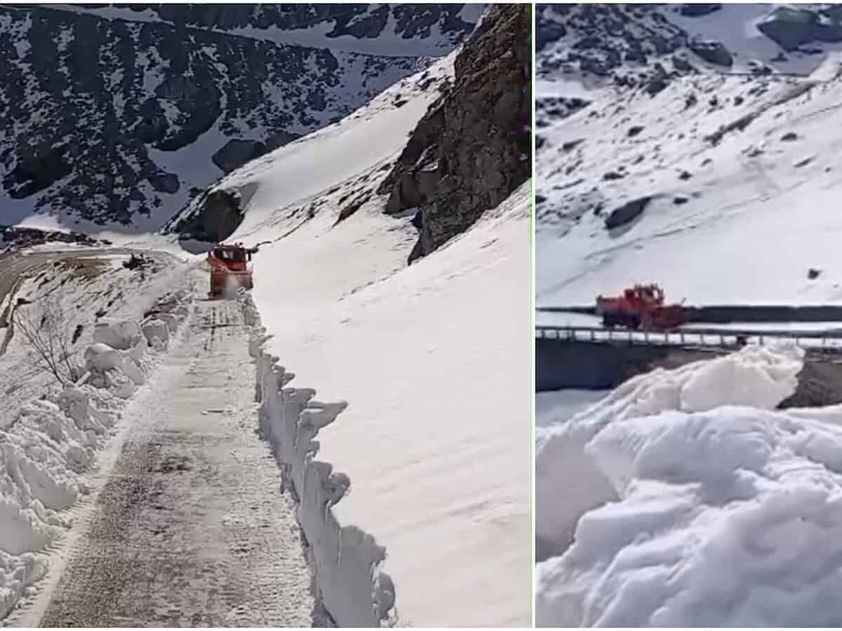 a început deszăpezirea transfăgărășanului. drumarii estimează că îl vor deschide înainte de 1 iulie (video)