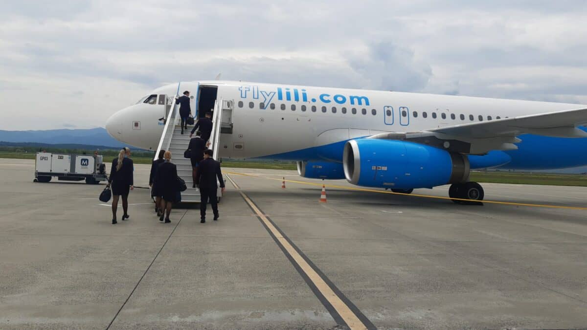 Fly Lili țintește ca pe viitor să introducă zboruri de la Sibiu spre București și Madrid