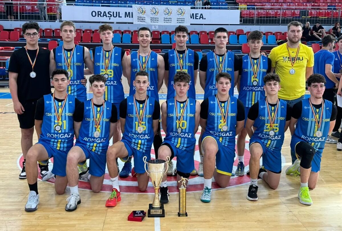 baschetbaliștii de la csu sibiu, medalii de argint după ce au pierdut în ultimul act al turneului final u 16