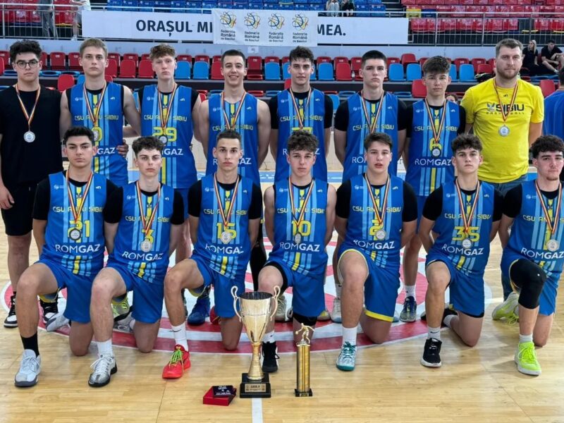 baschetbaliștii de la csu sibiu, medalii de argint după ce au pierdut în ultimul act al turneului final u 16