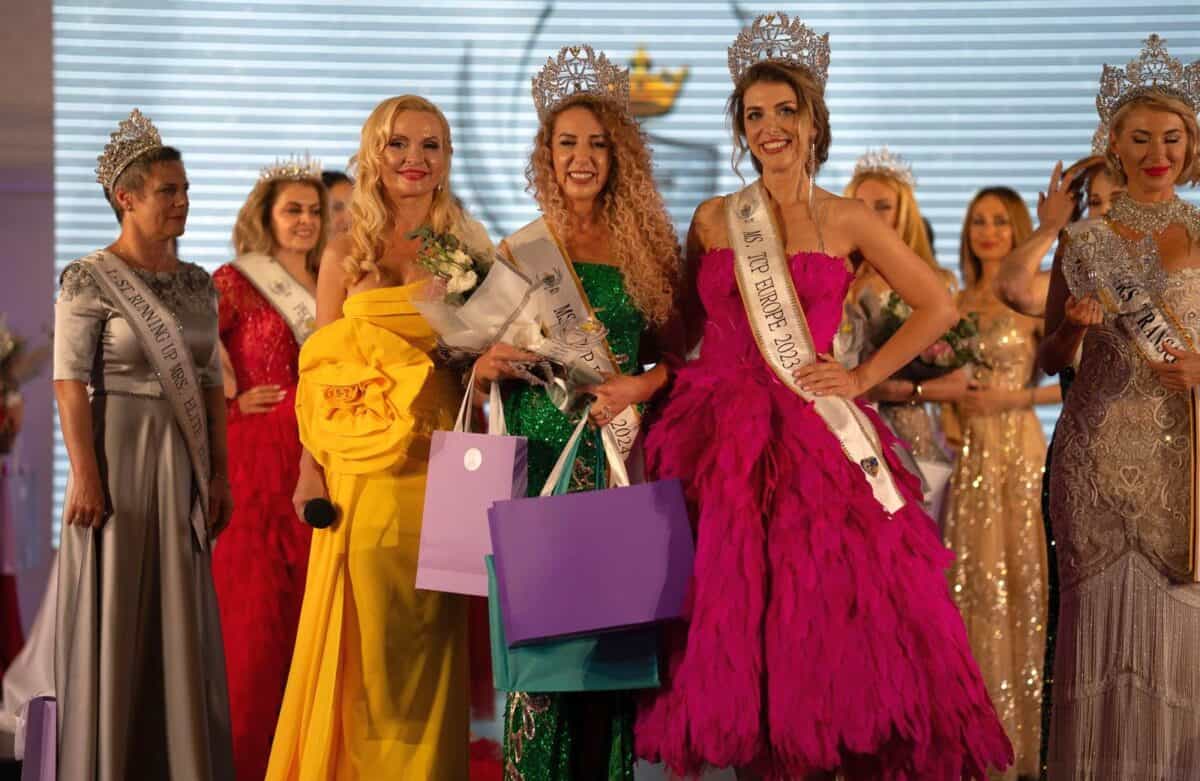 Sibianca Ana Maria Voicu aleasă cea mai frumoasă femeie din Europa la un celebru concurs de Miss