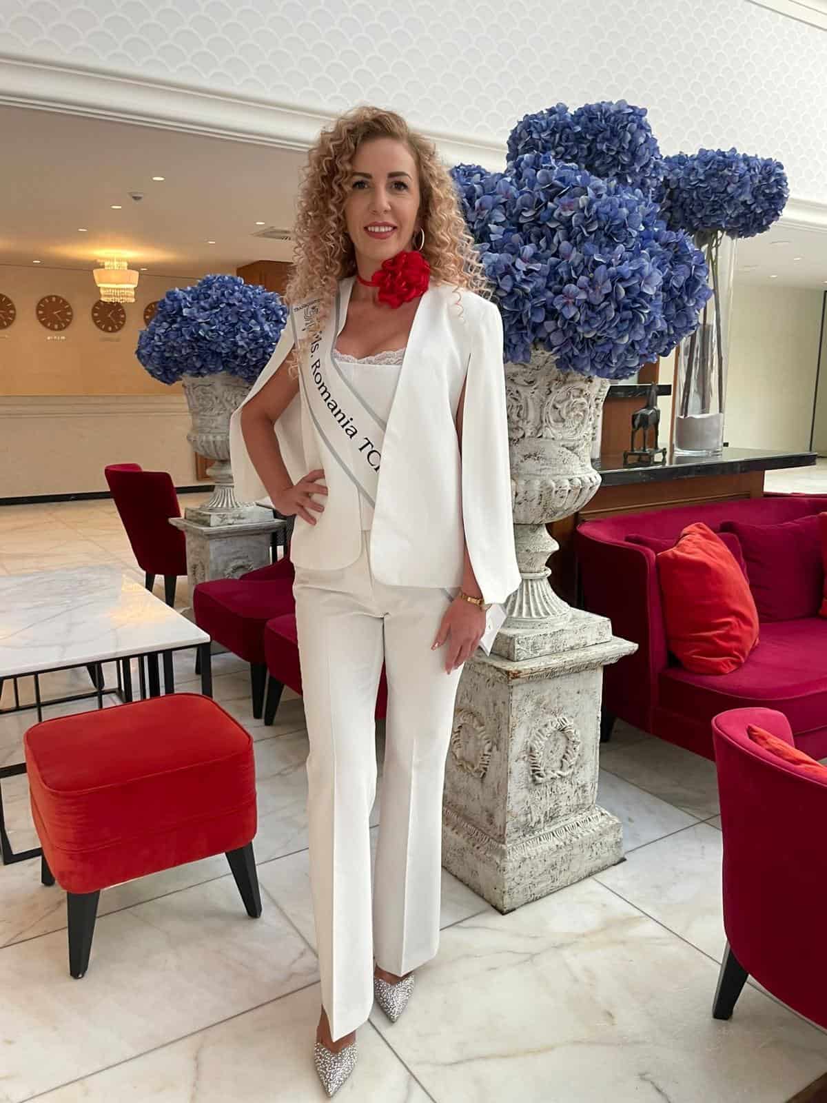 Sibianca Ana Maria Voicu aleasă cea mai frumoasă femeie din Europa la un celebru concurs de Miss