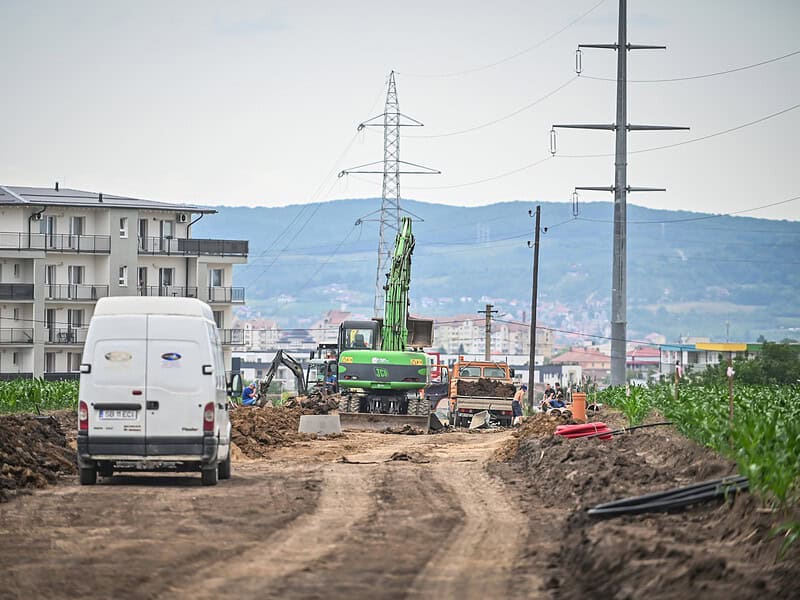 nouă șantiere deschise în municipiul sibiu pentru modernizarea străzilor (foto)