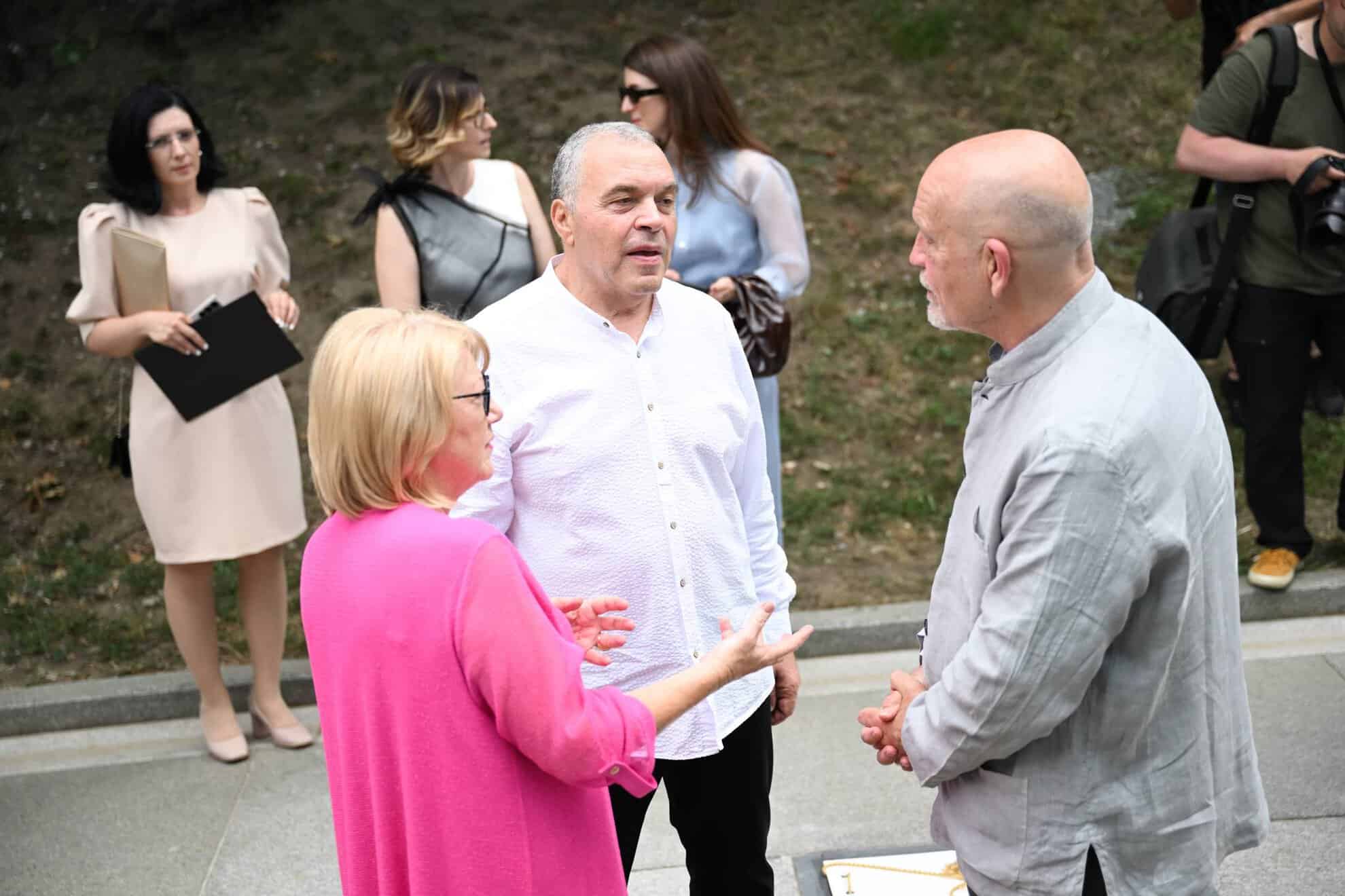 Astrid Fodor, la ceremonia de decernare a stelelor pe Aleea Celebrităților. „Sibiul câștigă an de an prieteni”