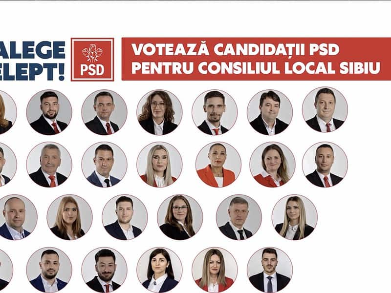 votați echipa psd pentru consiliul local sibiu!