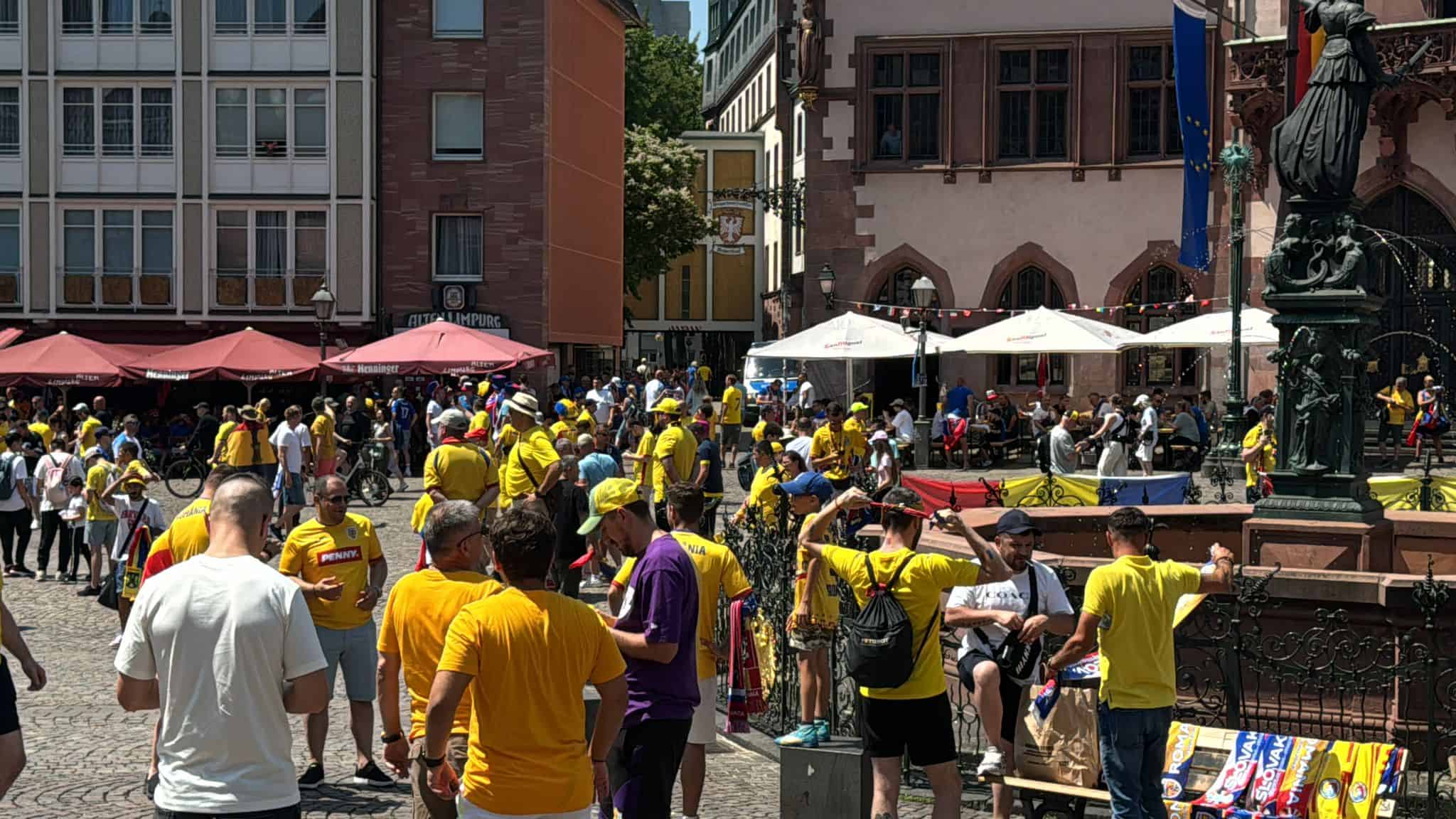 LIVE TEXT Peste 30.000 de români, printre care și sibieni sunt la Frankfurt ca să susțină ”tricolorii”. România - Slovacia 1-1 și ”tricolorii” merg în optimile de finală de pe primul loc în grupă (video, foto)