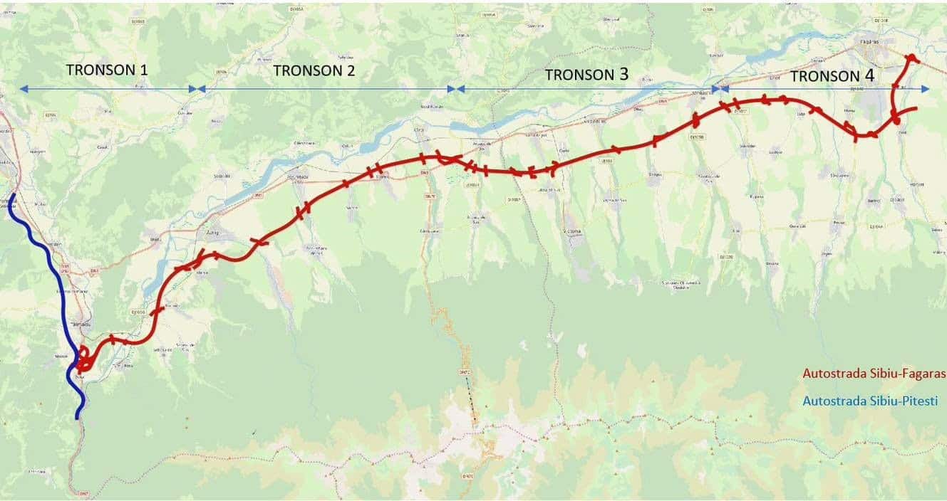 Makyol din Turcia va începe construcția primelor două loturi ale Autostrăzii A13 Sibiu – Făgăraș în România