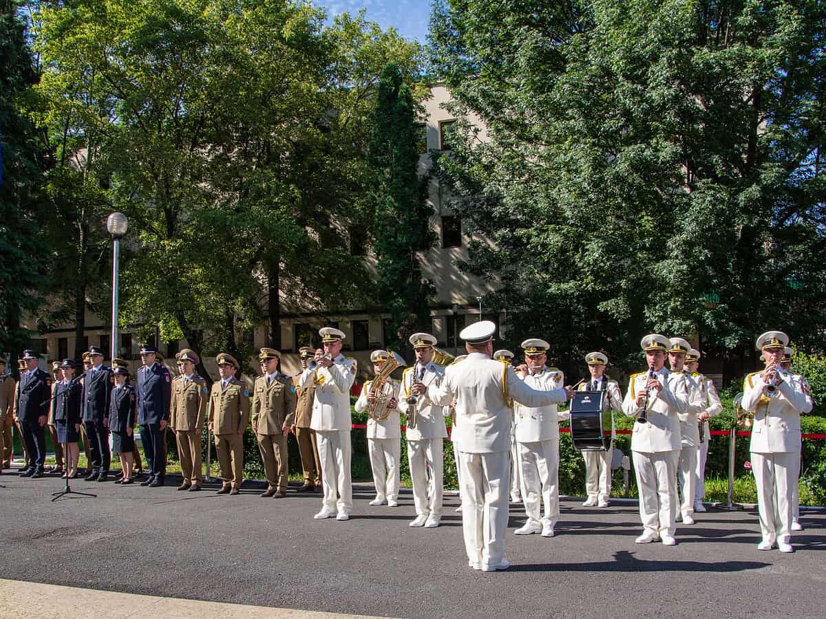 AFT Sibiu sărbătorește Ziua Imnului Național cu o ceremonie la Monumentul Ostașului