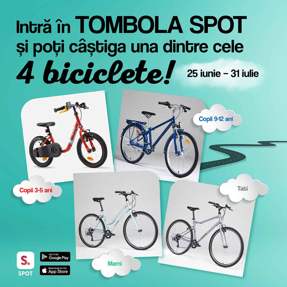 Ultimele zile în care vizitatorii se mai pot înscrie la tombola pentru biciclete Shopping City Sibiu