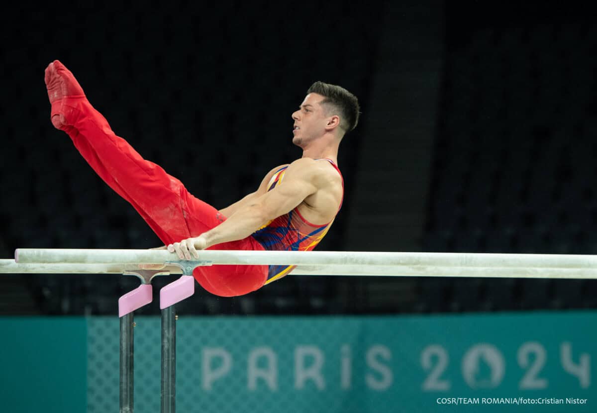 Gimnastul sibian Andrei Muntean a efectuat primul antrenament la Paris