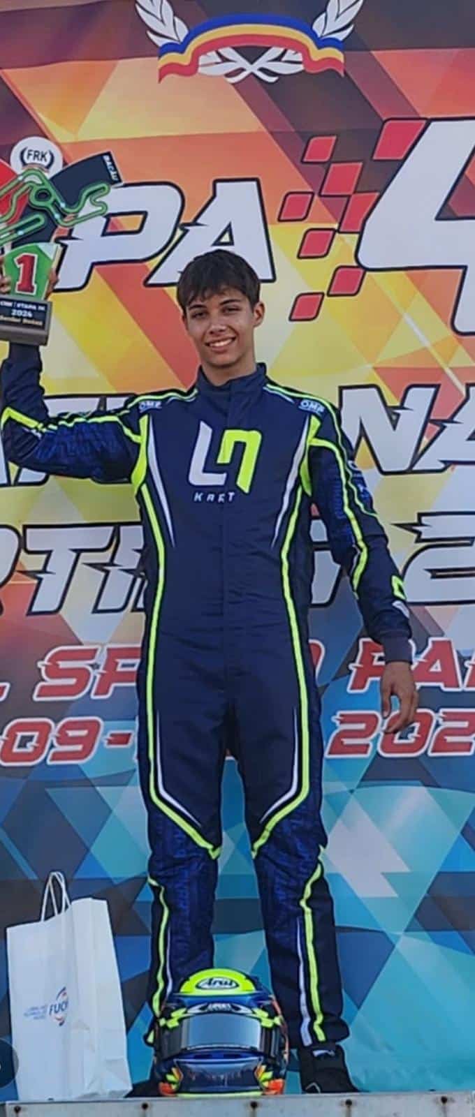 alexandru wolter impune un ritm imbatabil în campionatul național de karting