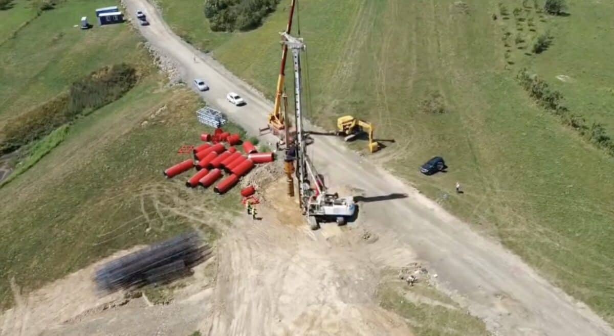 au început lucrările la viaductul boița de pe lotul 2 al autostrăzii sibiu-pitești (video)