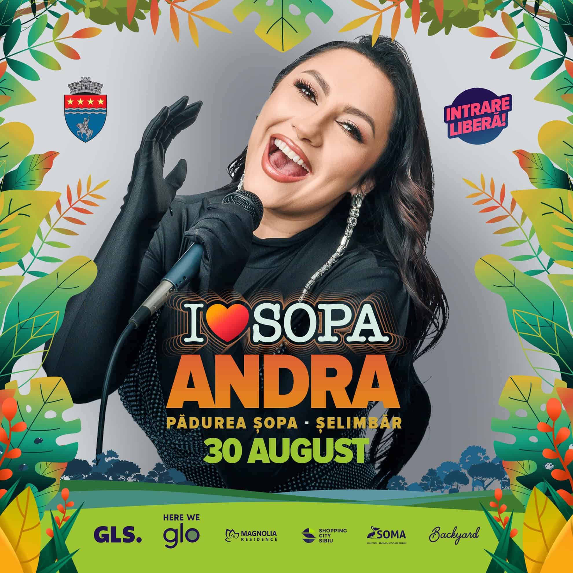 începe ”i love șopa”! trei zile de concerte cu andra, carla's dreams, irina rimes, smiley, andia, grasu xxl, puya, mario fresh și guess who la festivalul din pădurea șopa!