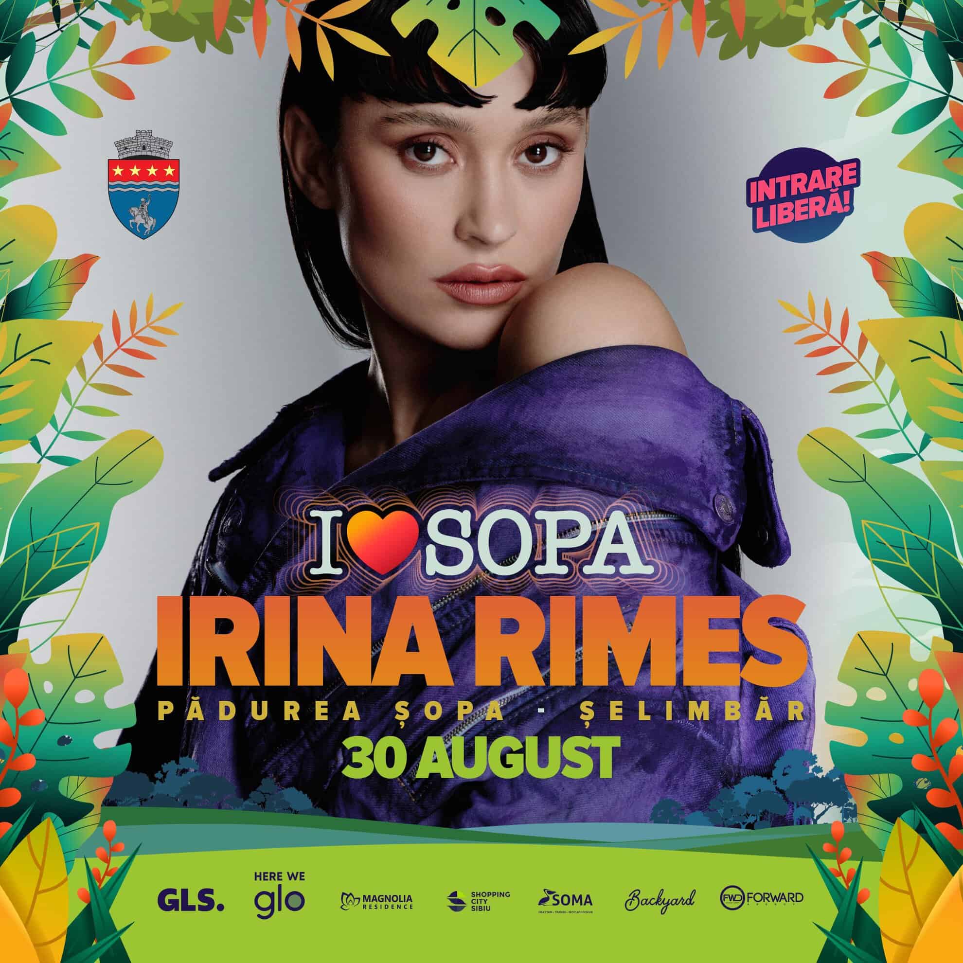 începe ”i love șopa”! trei zile de concerte cu andra, carla's dreams, irina rimes, smiley, andia, grasu xxl, puya, mario fresh și guess who la festivalul din pădurea șopa!